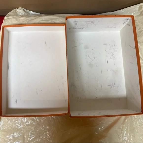 AGL Attilio Giusti Leombruni Empty Shoe Replacement Box 12.25 X8.75 X4.5” Orange - Picture 4 of 9